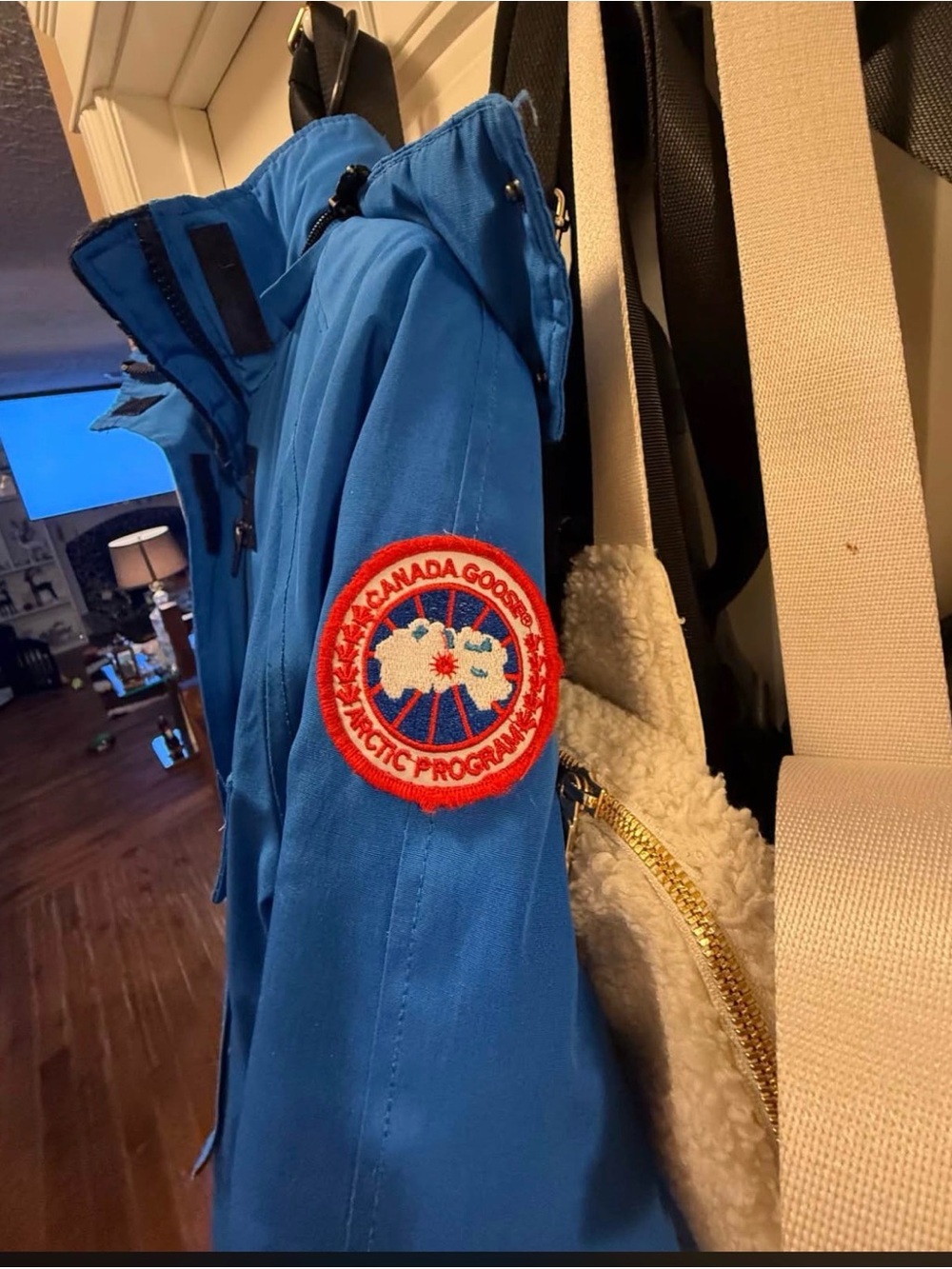 Canada Goose Kids Bright Blue Arctic Program Parka